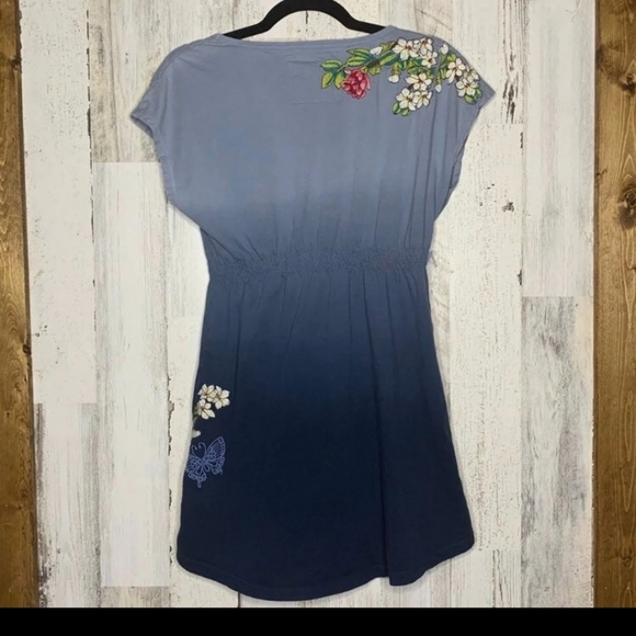 🥳HP🥳Johnny Was LA Blue Ombre Tunic Top S - Picture 2 of 4